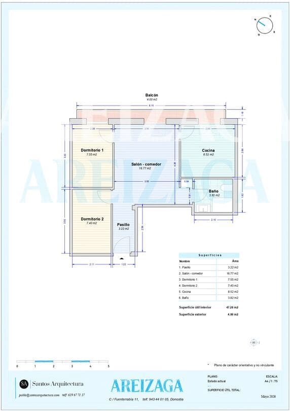 2 sovrum Lägenhet till salu i Donostia-San Sebastian - 515 000 € (Ref: 10042032)