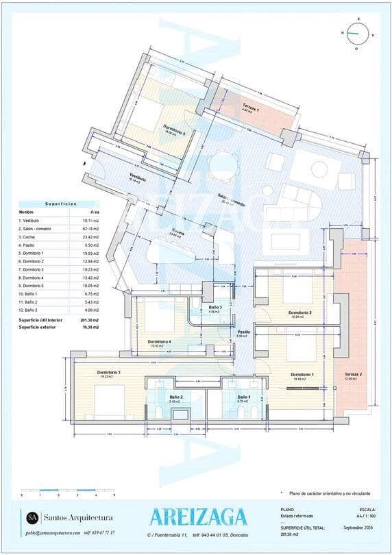 Piso de 5 habitaciones en Donostia-San Sebastián en venta con garaje - 1.350.000 € (Ref: 10093829)