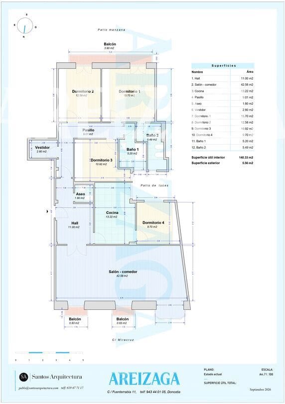 4 bedroom Flat for sale in Donostia-San Sebastian - € 960,000 (Ref: 10120907)