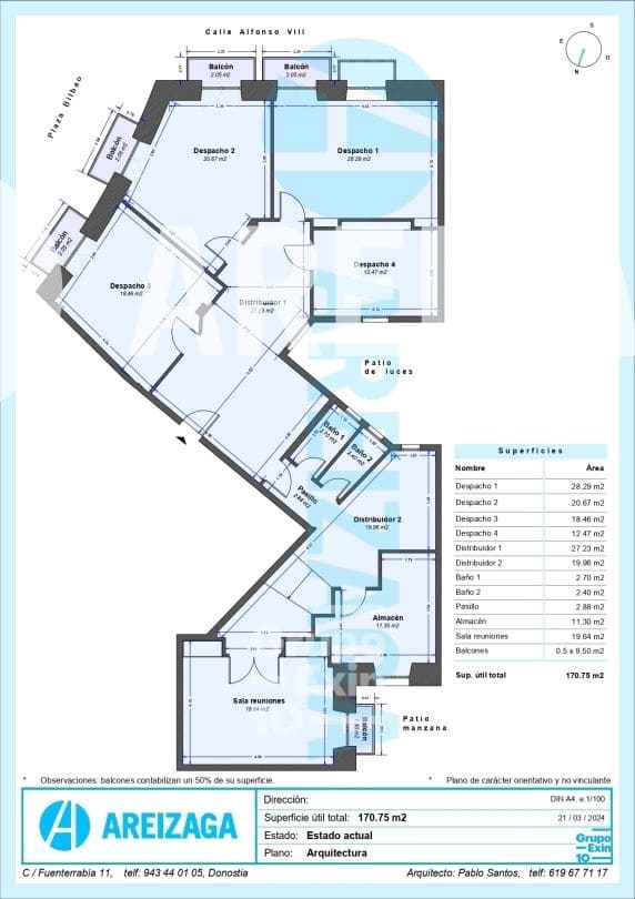 5 soveværelse Lejlighed til salg i Donostia-San Sebastian - € 1.250.000 (Ref: 8305093)