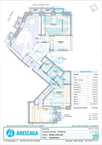 5 makuuhuone Asunto myytävänä paikassa Donostia-San Sebastián - 1 250 000 € (Ref: 8305093)