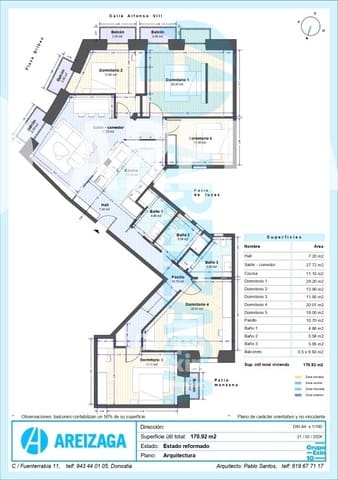 5 makuuhuone Asunto myytävänä paikassa Donostia-San Sebastián - 1 250 000 € (Ref: 8305093)