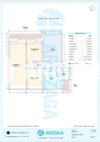 3 soverom Leilighet til salgs i Donostia-San Sebastián - € 475 000 (Ref: 8619296)