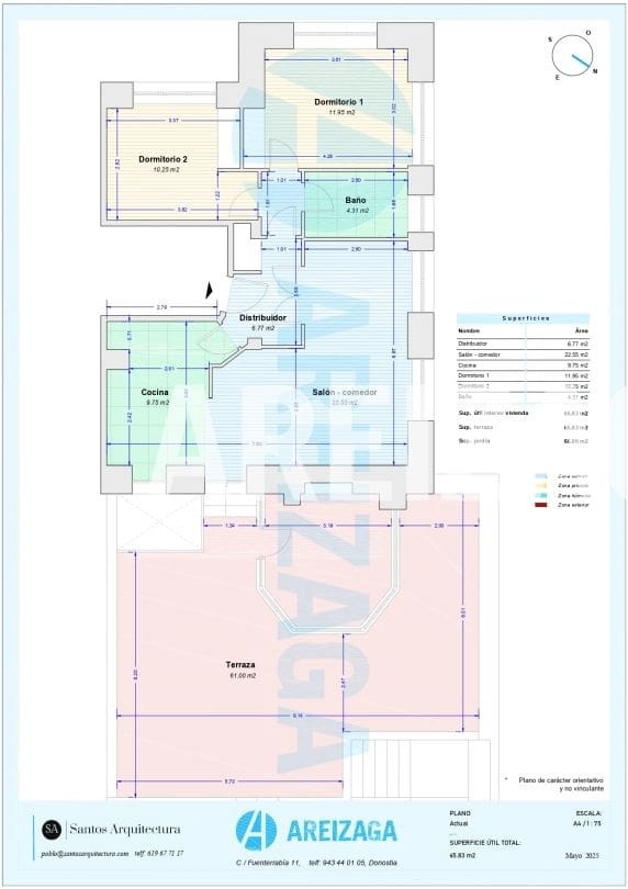 2 soveværelse Lejlighed til salg i Donostia-San Sebastian - € 829.000 (Ref: 8933513)
