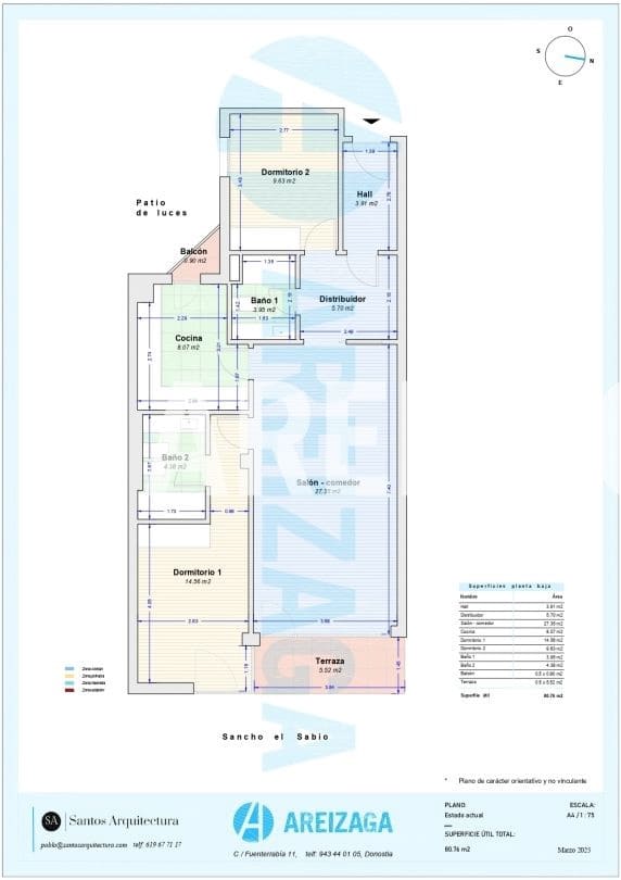 2 soverom Leilighet til salgs i Donostia-San Sebastian - € 890 000 (Ref: 9104104)