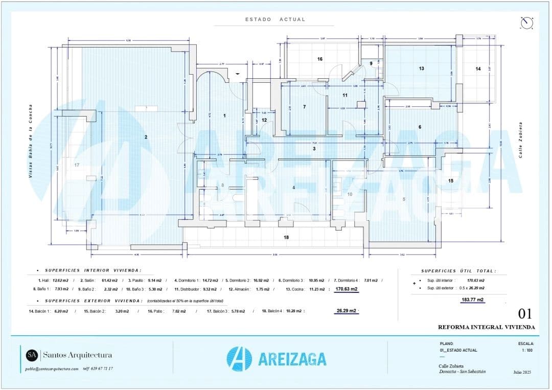 4 soverom Leilighet til salgs i Donostia-San Sebastian - € 3 200 000 (Ref: 9115557)