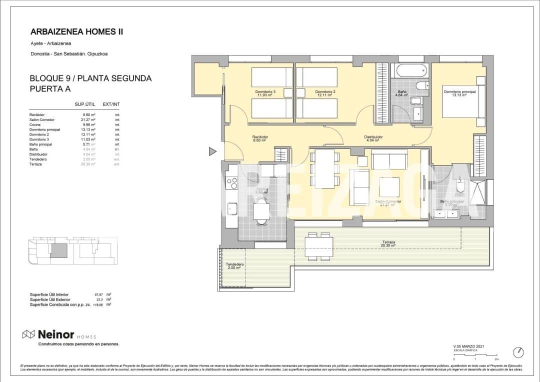 3 soveværelse Lejlighed til salg i Donostia-San Sebastian med swimmingpool - € 1.150.000 (Ref: 9246207)
