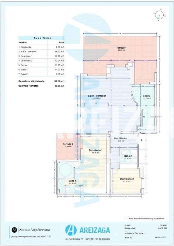 2 slaapkamer Flat te koop in Donostia-San Sebastian met zwembad - € 860.000 (Ref: 9319888)