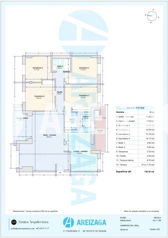 4 slaapkamer Flat te koop in Donostia-San Sebastian met zwembad - € 580.000 (Ref: 9348587)