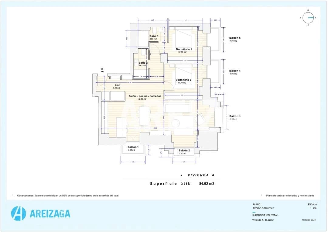2 camera da letto Appartamento in vendita in Donostia-San Sebastian - 1.325.000 € (Rif: 9354238)