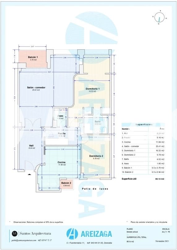2 sovrum Lägenhet till salu i Donostia-San Sebastian - 595 000 € (Ref: 9363354)