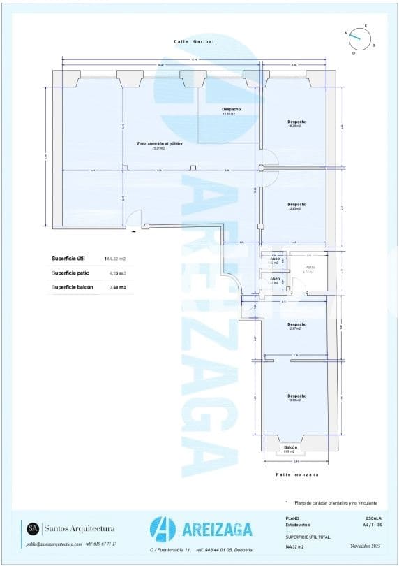 4 sovrum Lägenhet till salu i Donostia-San Sebastian - 1 050 000 € (Ref: 9422474)