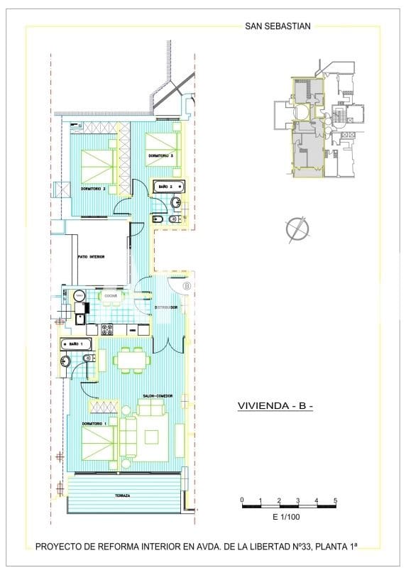 3 makuuhuone Asunto myytävänä paikassa Donostia-San Sebastian - 1 550 000 € (Ref: 9426527)