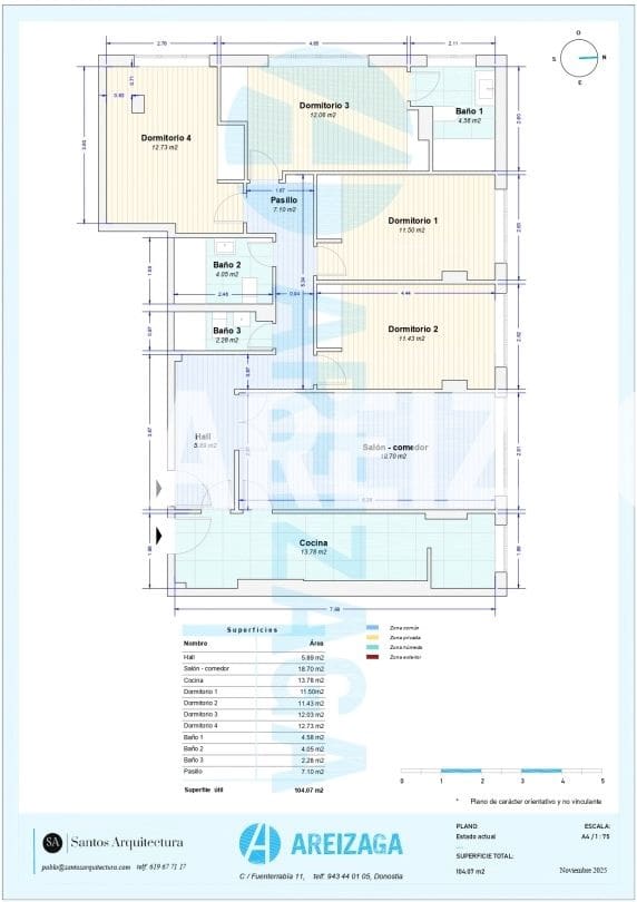 4 makuuhuone Asunto myytävänä paikassa Donostia-San Sebastian - 699 900 € (Ref: 9438718)