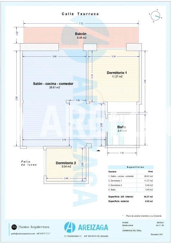 2 slaapkamer Flat te koop in Donostia-San Sebastian - € 695.000 (Ref: 9460848)