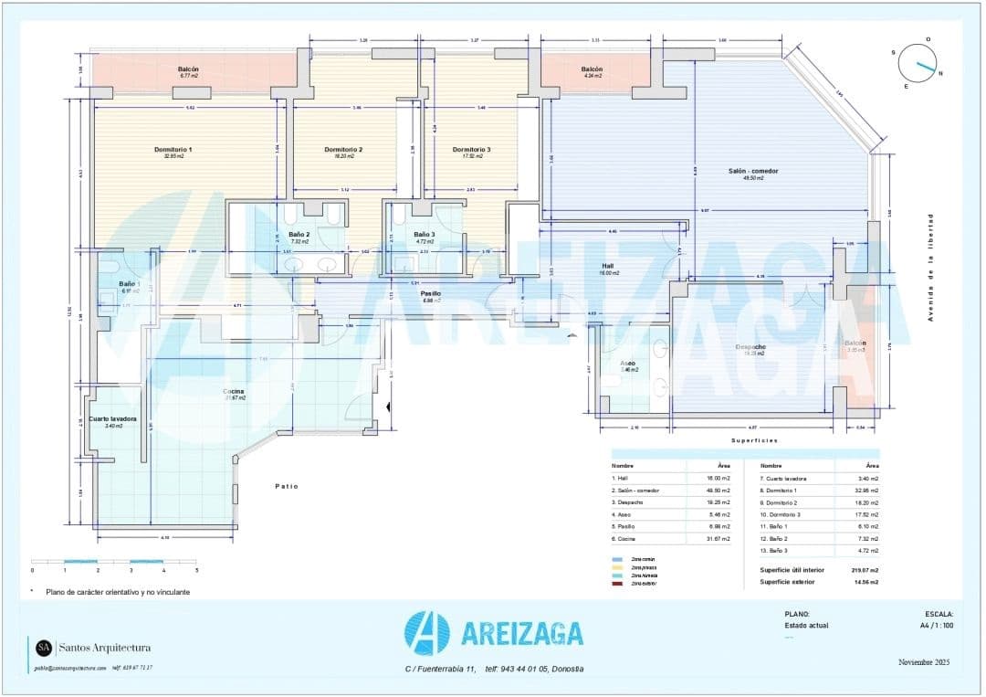 4 chambre Appartement à vendre à Donostia-San Sebastian - 3 500 000 € (Ref: 9470154)