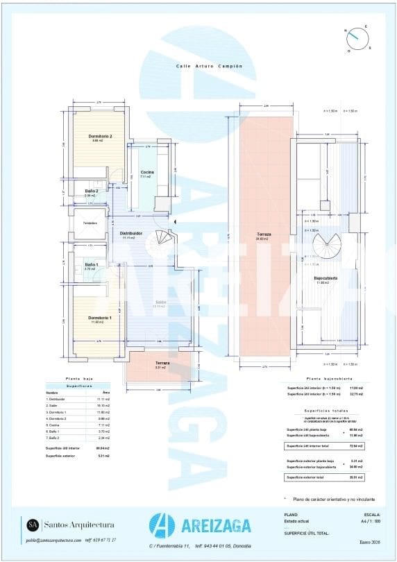 2 bedroom Flat for sale in Donostia-San Sebastian with pool - € 695,000 (Ref: 9539624)
