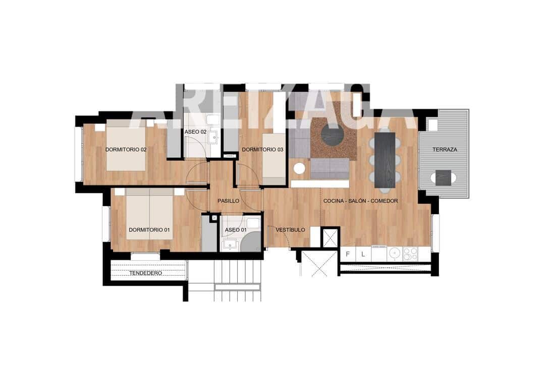 3 Zimmer Wohnung zu verkaufen in Donostia-San Sebastian - 985.000 € (Ref: 9578975)
