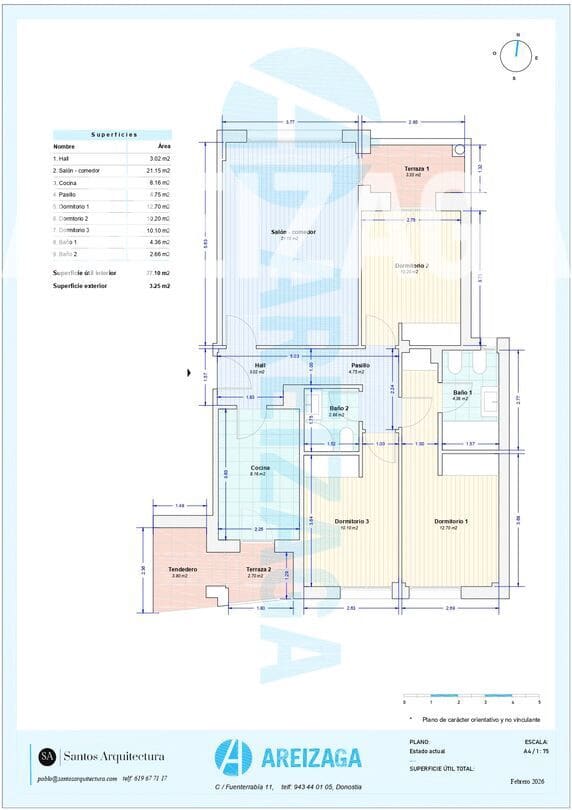 3 bedroom Flat for sale in Donostia-San Sebastian - € 830,000 (Ref: 9624073)