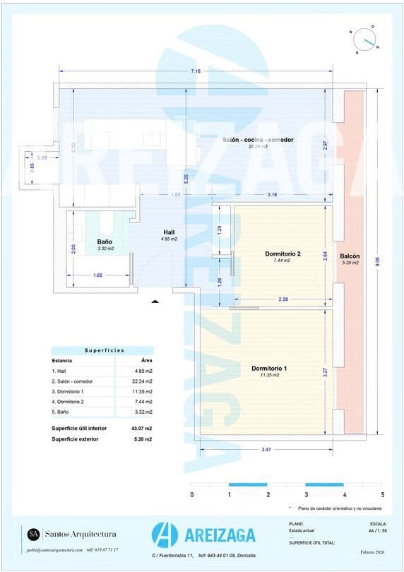2 soverom Leilighet til salgs i Donostia-San Sebastian - € 795 000 (Ref: 9626588)