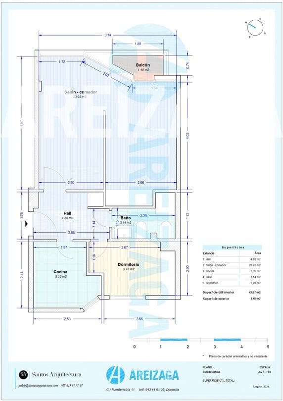 2 chambre Appartement à vendre à Donostia-San Sebastian - 655 000 € (Ref: 9635129)