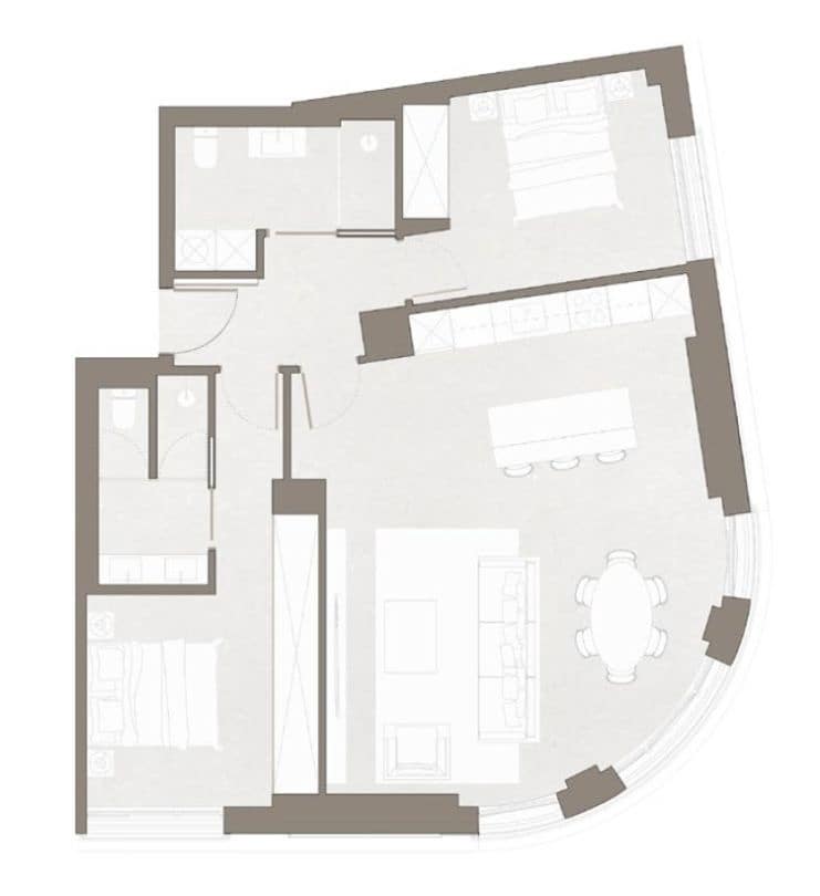 2 quarto Apartamento para venda em Donostia-San Sebastian - 1 525 000 € (Ref: 9650663)