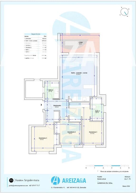 3 soverom Leilighet til salgs i Donostia-San Sebastian med svømmebasseng - € 750 000 (Ref: 9737701)
