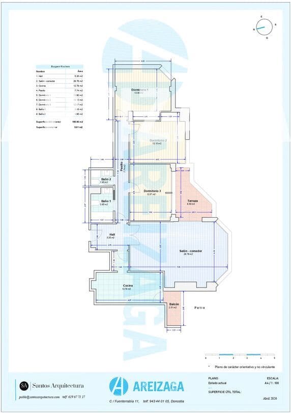 3 sypialnia Mieszkanie na sprzedaż w Donostia-San Sebastian - 825 000 € (Ref: 9761573)
