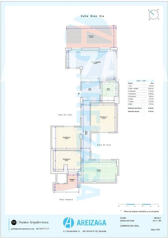 4 chambre Appartement à vendre à Donostia-San Sebastian - 790 000 € (Ref: 9769091)