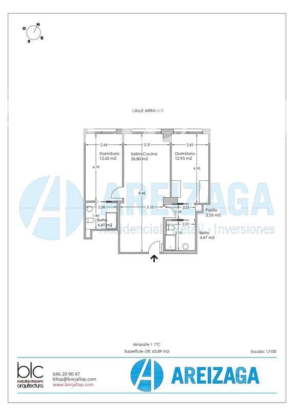 2 bedroom Flat for sale in Donostia-San Sebastian - € 830,000 (Ref: 9816517)