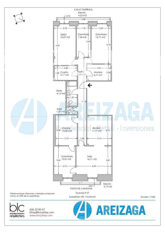 6 slaapkamer Flat te koop in Donostia-San Sebastian - € 1.143.000 (Ref: 9819706)