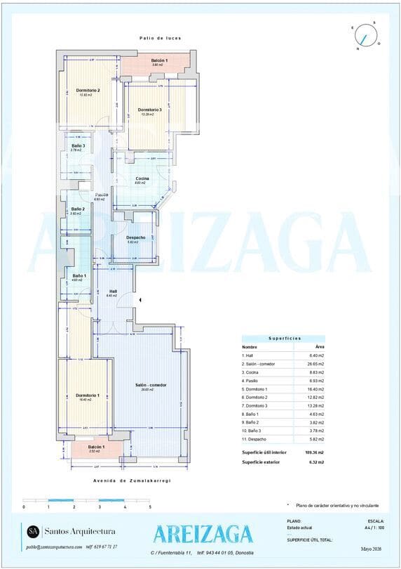 4 Zimmer Wohnung zu verkaufen in Donostia-San Sebastian - 879.000 € (Ref: 9856175)