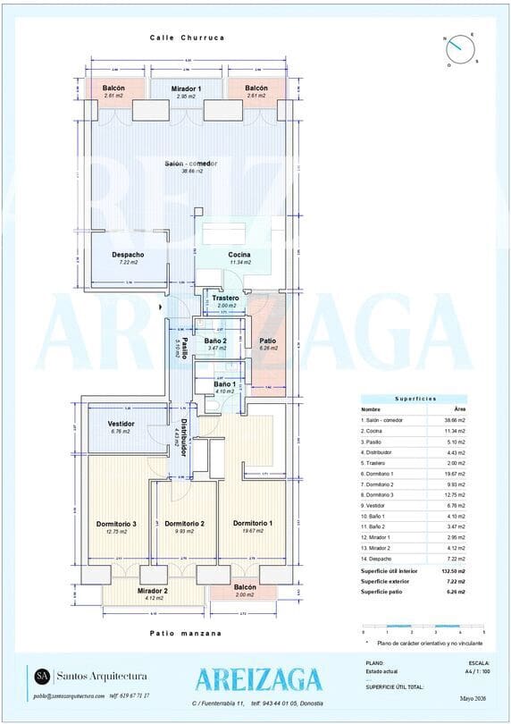 3 quarto Apartamento para venda em Donostia-San Sebastian - 1 750 000 € (Ref: 9858153)