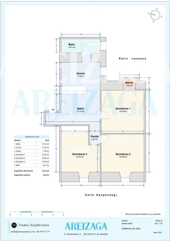 3 bedroom Flat for sale in Donostia-San Sebastian - € 785,000 (Ref: 9883694)