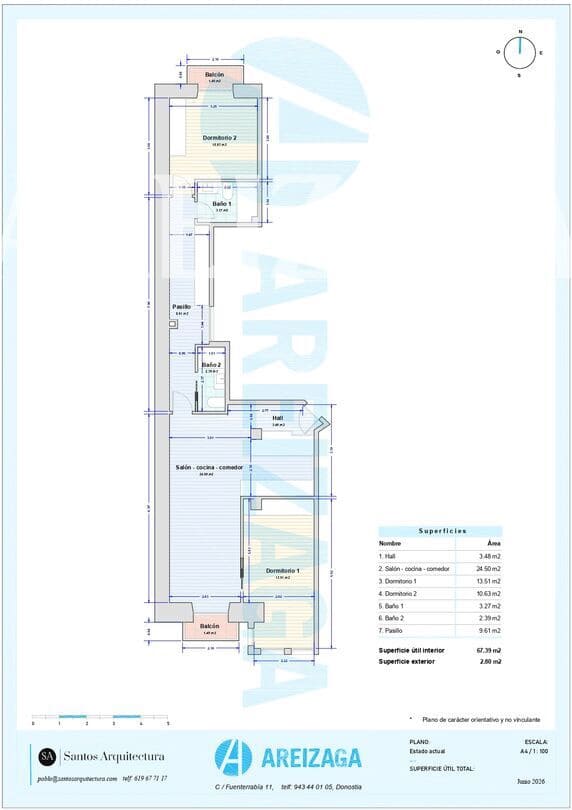 2 soveværelse Lejlighed til salg i Donostia-San Sebastian - € 1.065.000 (Ref: 9934490)