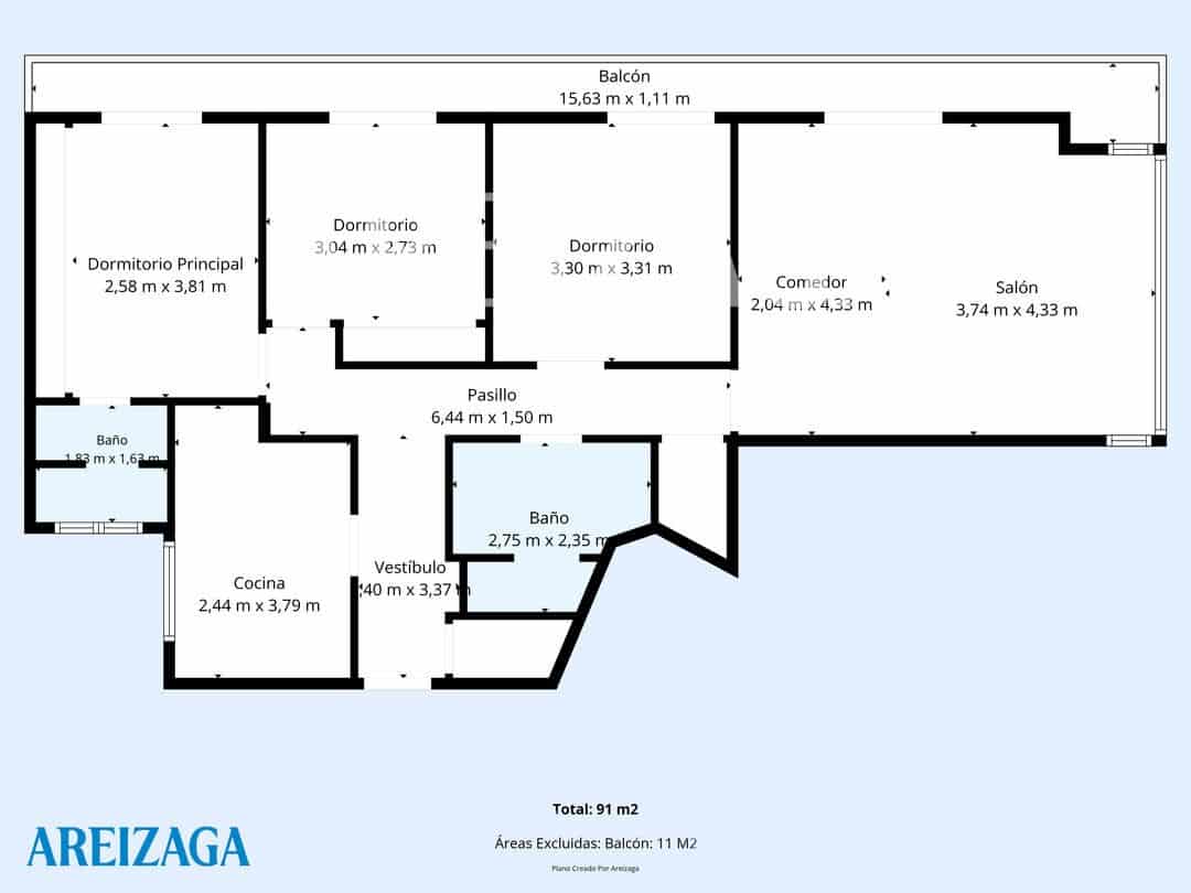 3 slaapkamer Flat te koop in Donostia-San Sebastian - € 760.000 (Ref: 9939198)