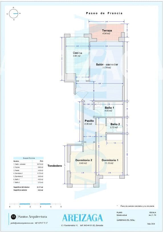 2 slaapkamer Flat te koop in Donostia-San Sebastian - € 780.000 (Ref: 9958907)