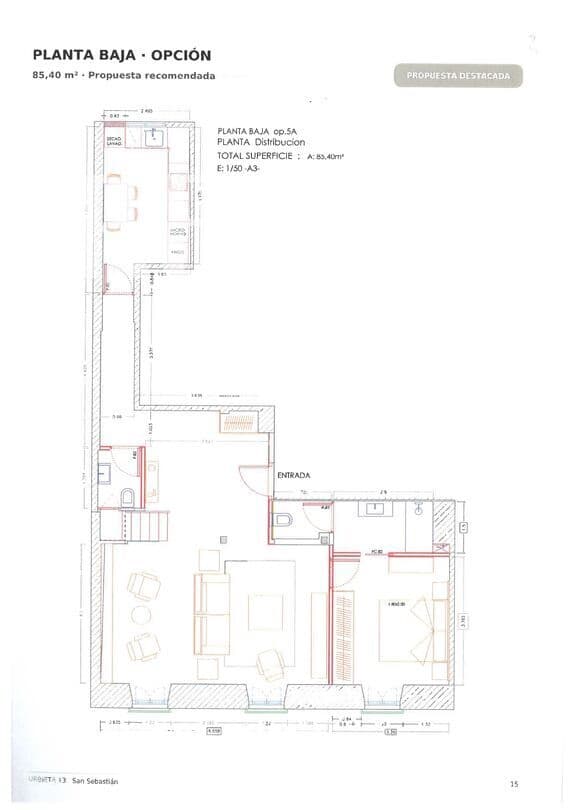 3 Zimmer Wohnung zu verkaufen in Donostia-San Sebastian - 1.300.000 € (Ref: 9977977)