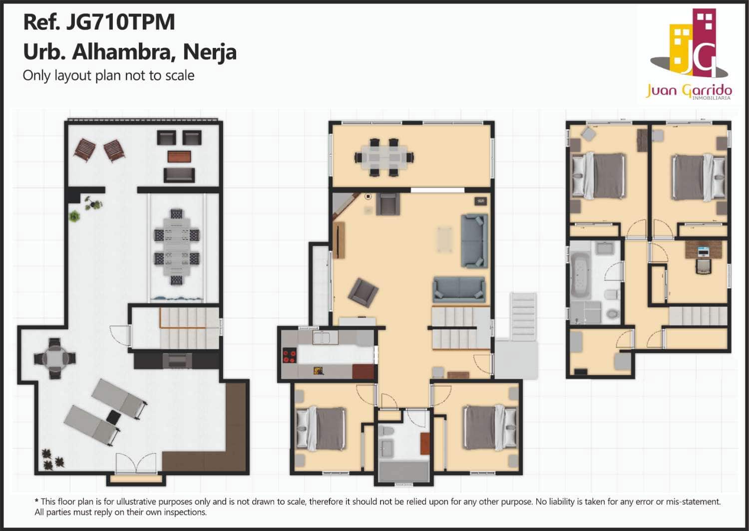 4 bedroom Villa for sale in Nerja with pool - € 699,000 (Ref: 3778030)