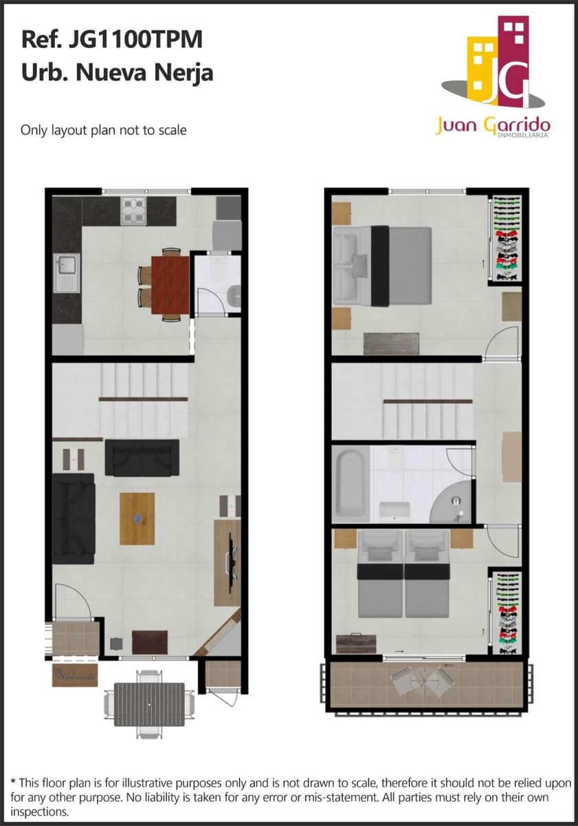 2 soverom Rekkehus til salgs i Nerja med svømmebasseng - € 329 000 (Ref: 9374939)