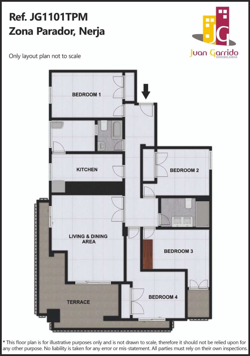 4 bedroom Apartment for sale in Nerja - € 350,000 (Ref: 9376555)