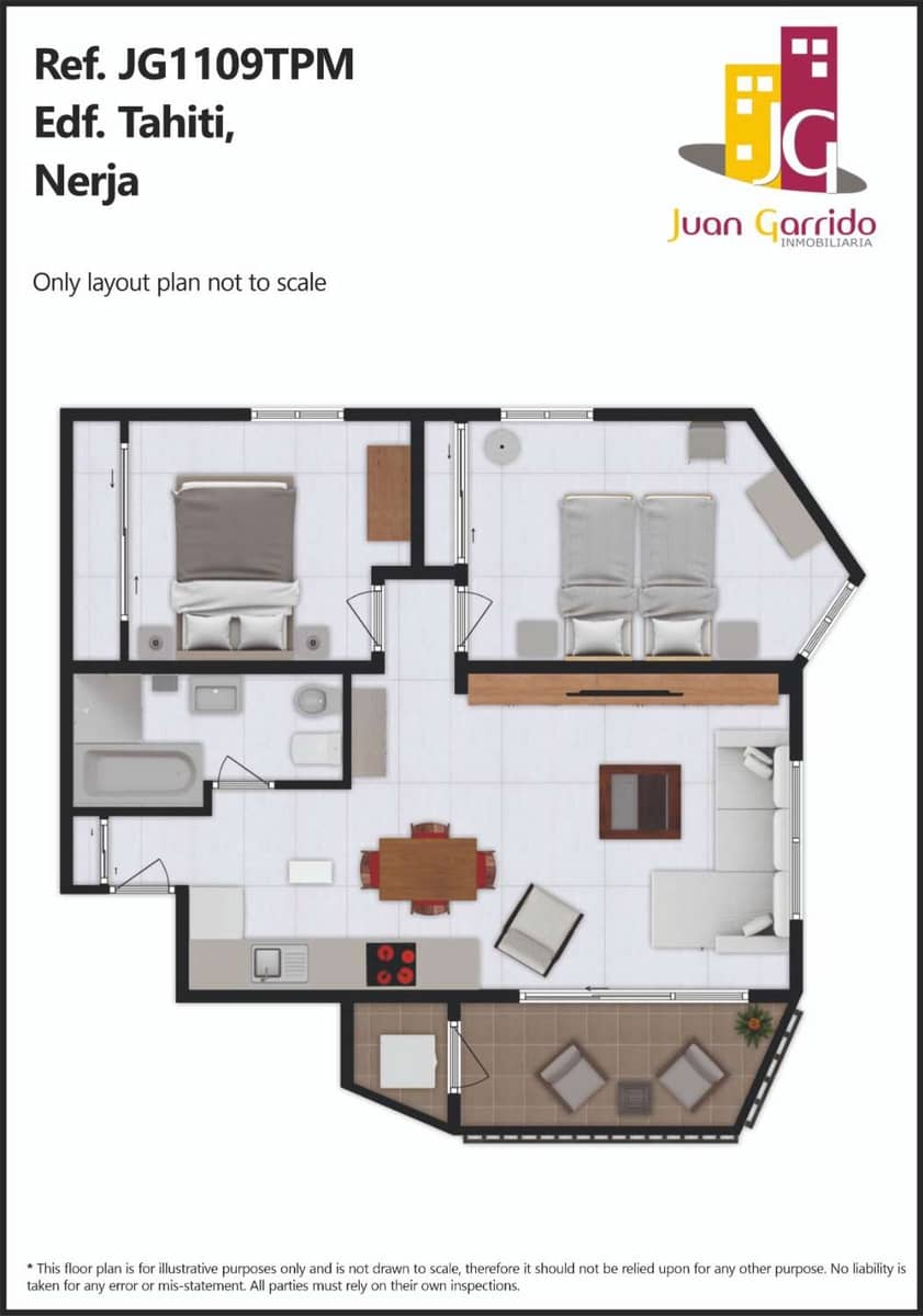 2 sypialnia Apartament przy plaży na sprzedaż w Nerja z basenem - 279 000 € (Ref: 9560874)