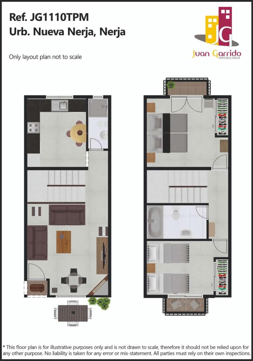 2 slaapkamer Rijtjeshuis te koop in Nerja met zwembad - € 329.000 (Ref: 9600984)
