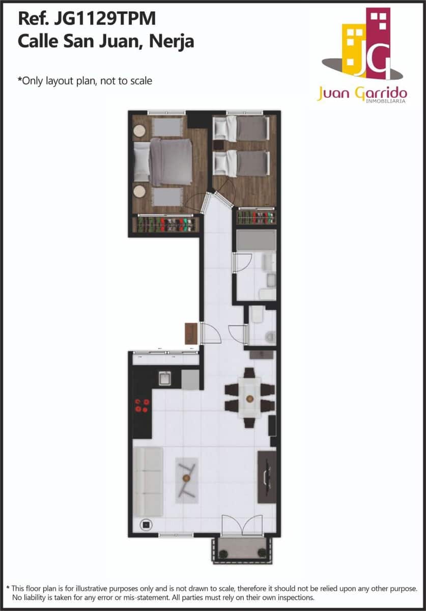 Apartamento Playa de 2 habitaciones en Nerja en venta - 299.000 € (Ref: 9800341)