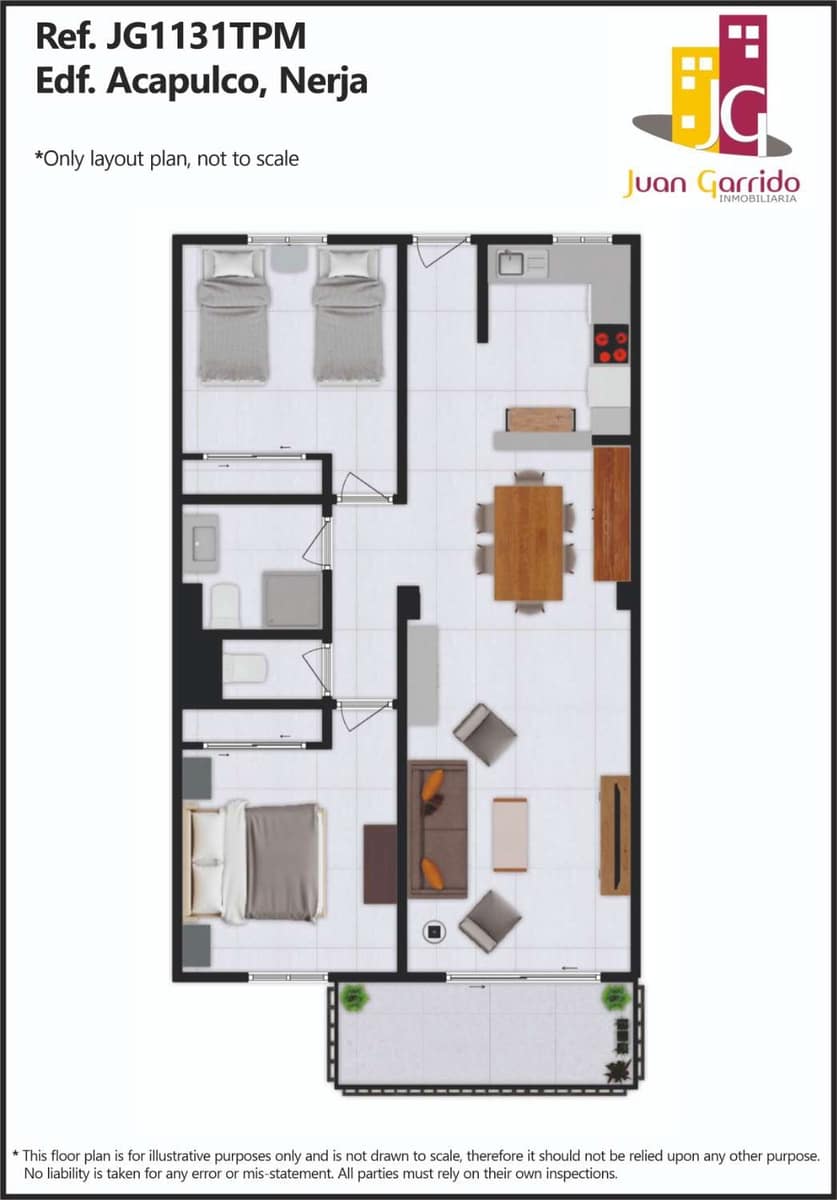 2 bedroom Beach Apartment for sale in Nerja with pool - € 475,000 (Ref: 9833205)