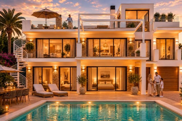 Chalet de 4 habitaciones en Nerja en venta con piscina - 1.150.000 € (Ref: 9898683)