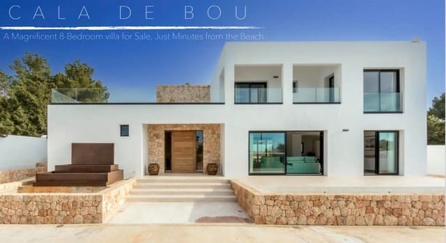 8 bedroom Villa for sale in Cala d'en Bou, San Jose / Sant Josep de Sa Talaia with pool garage - € 2,799,000 (Ref: 8021390)