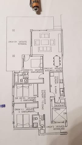 3 sovrum Lägenhet till salu i Santa Eulalia / Santa Eularia med garage - 780 000 € (Ref: 8693211)