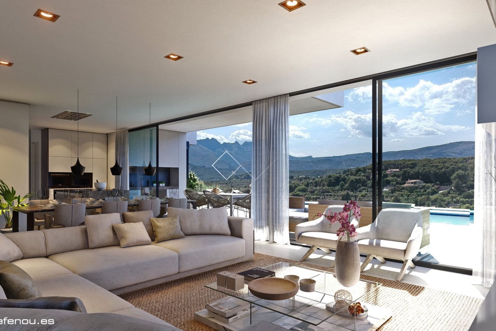 3 bedroom Villa for sale in Calpe / Calp with pool - € 1,135,000 (Ref: 7939148)