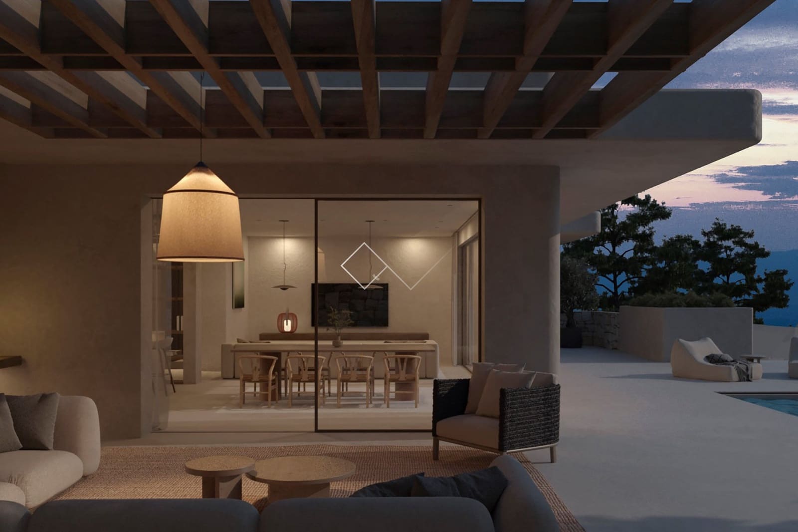 3 soveværelse Semi-Rækkehus til salg i Moraira med swimmingpool garage - € 1.690.000 (Ref: 8074041)